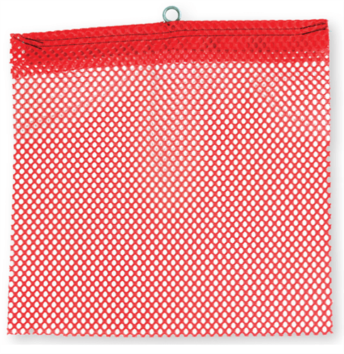 18-inch Red Mesh Jersey Tailgate Flag with Wire Loop