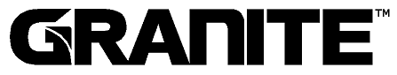 GRANITE PRIMARY LOGO - BLACK