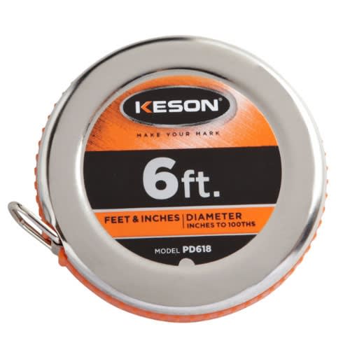 Keson Continuous Inches Diameter Tape 6'