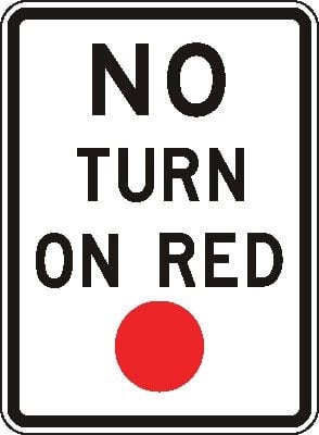No turn on red
