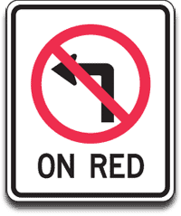 No turn on red