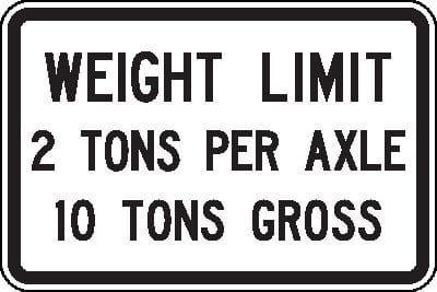Weight limit