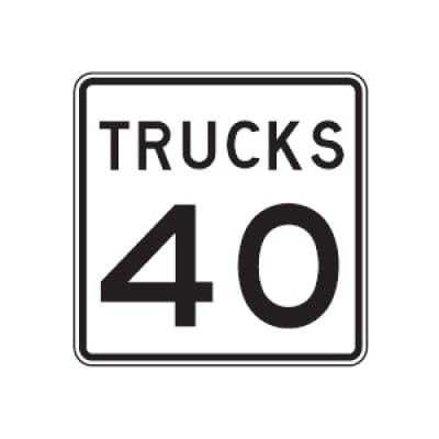Truck speed 40