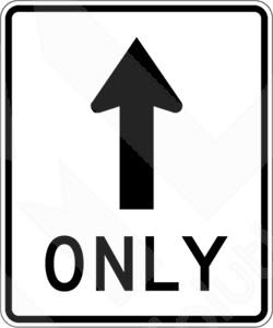 Straight through only