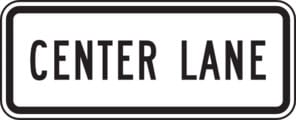 Center lane