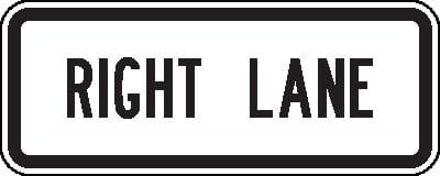 Right lane