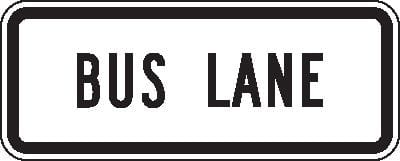 Bus lane