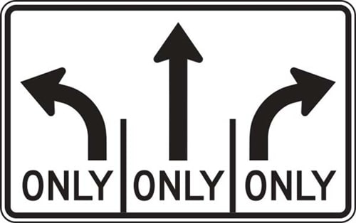 Advance intersection lane Control