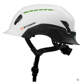 Studson White Non-Brim Vented Helmet Large/XL