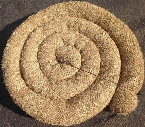 9-inch x 25' Straw Wattle with Bio-Netting