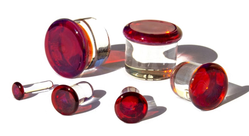 Colorfront Plug - Amber Purple - Single Flare