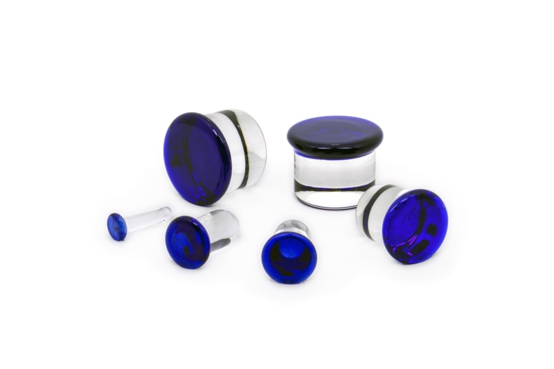 Colorfront Plug - Cobalt - Single Flare