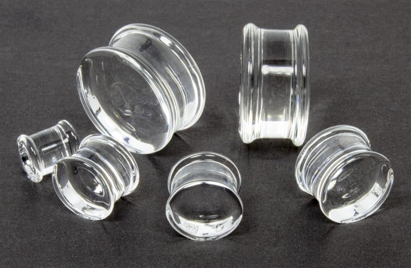 Colorfront Plugs - Clear - Double Flare