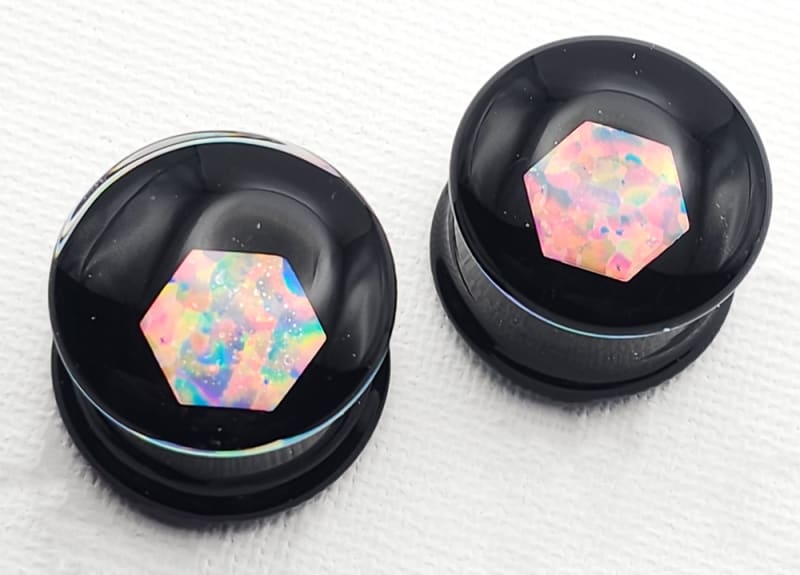 14mm - Hex Opal - Double Flare