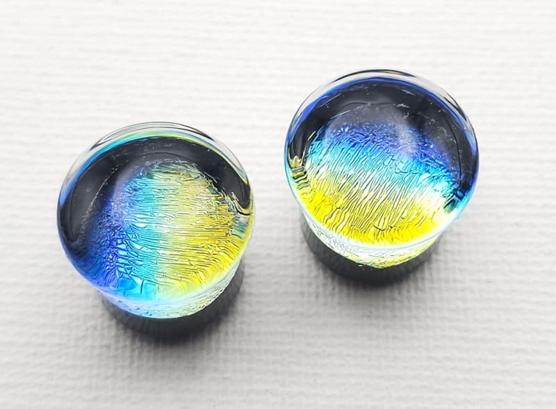 14mm - Rainbow Foil - Single Flare