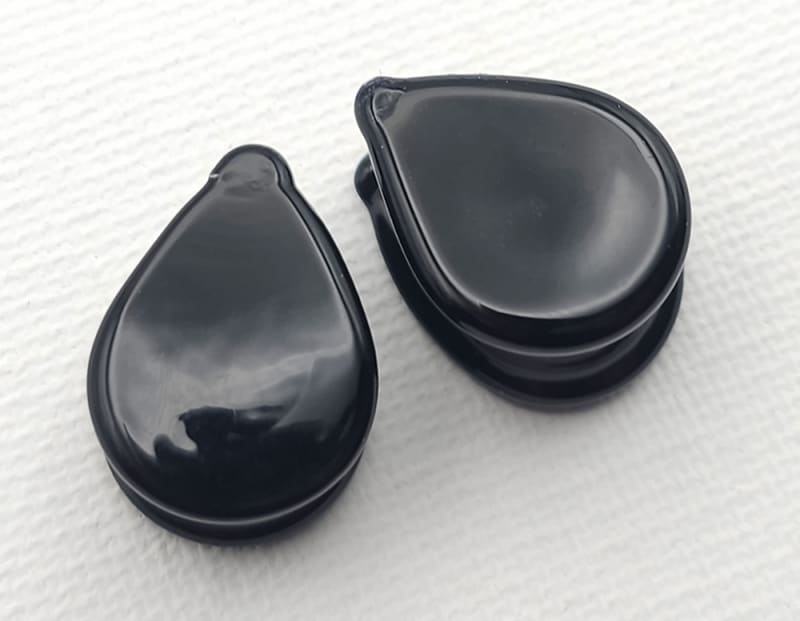 22mm - Black - Teardrop