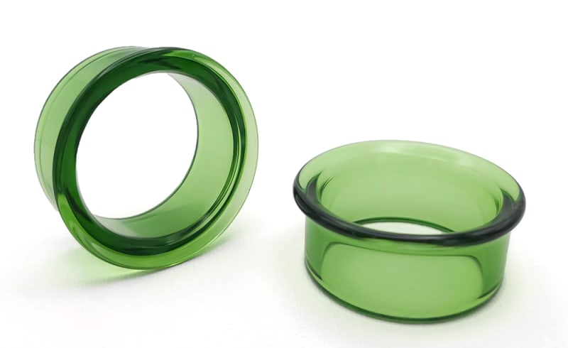 Tunnels - Green Eyelets - 38mm
