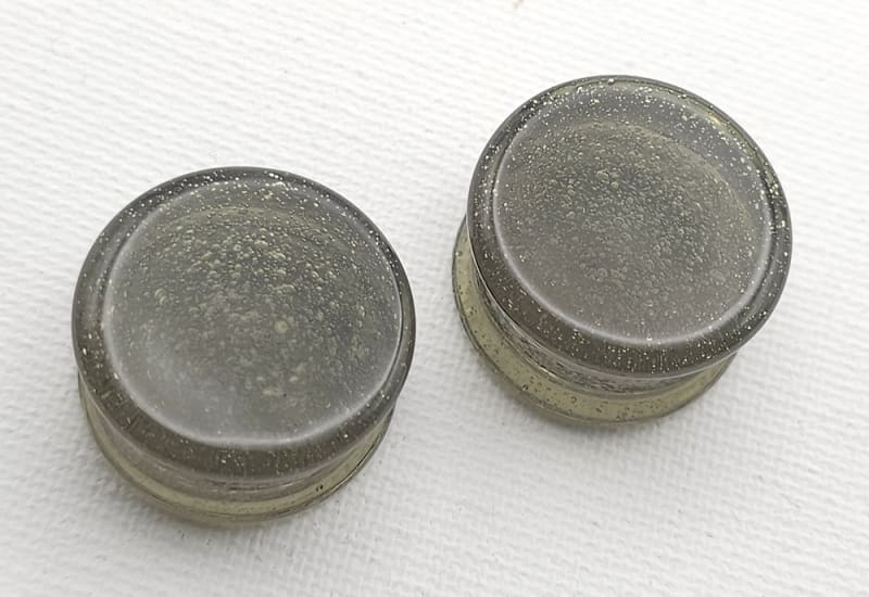 22mm - Translucent Lavender Solid Color - Double Flare