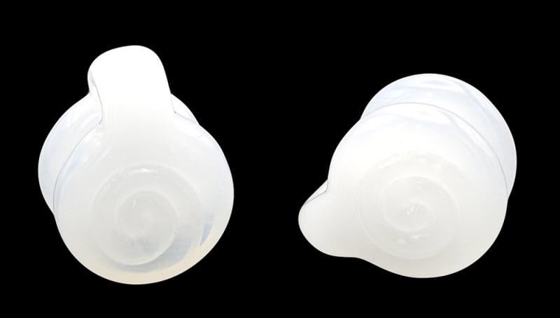 Small Jade White Swirl Coin Weight