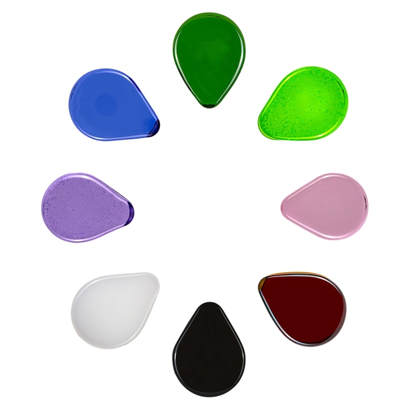 Solid Color Teardrops