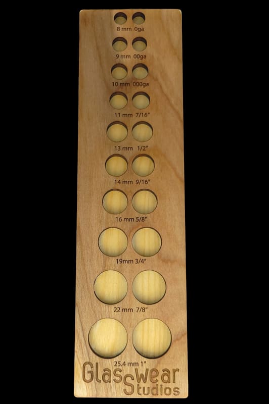 Wood Double Flare Display - Empty