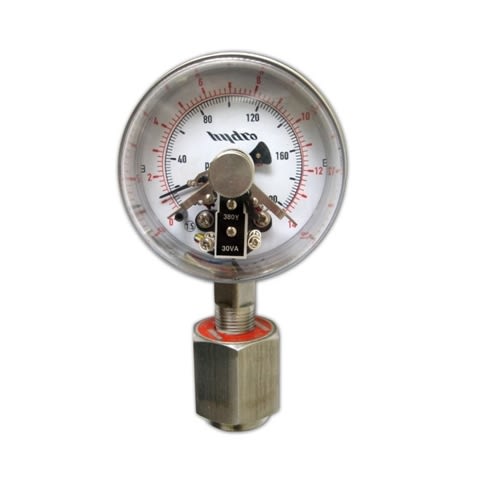 Pressure Gauge with Adjustable Switch – PGS-14-EW Pressure Gauge with Adjustable Switch – PGS-14-EW