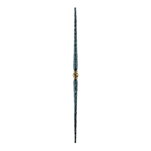 Picket W/Brass Bushing Taper 1-17/32" X 35-7/16" H
