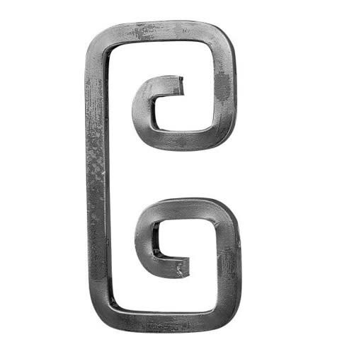 C-Scroll 1/2" Sq Matl 3-3/4" X 7-1/4"