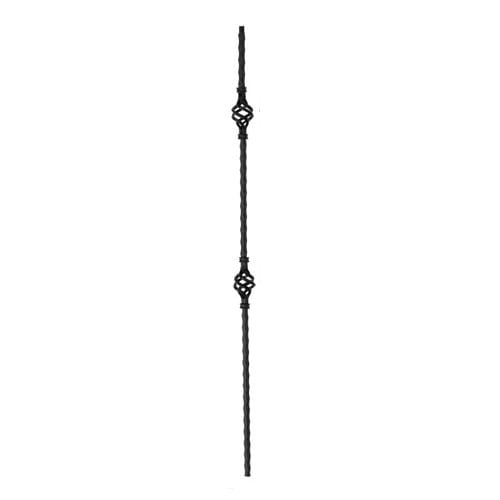 Picket 9/16" W/Dbl Basket Hammered