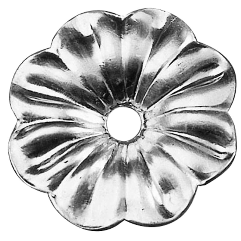 ROSETTE 3-3/4" DIA  1/8" MTL