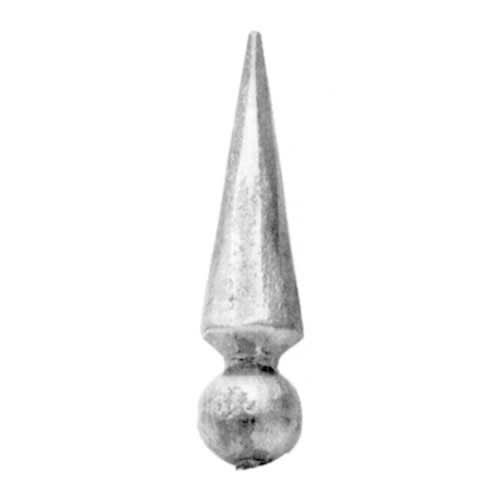 Spear Point Forged 1-9/32" 5-1/8" H