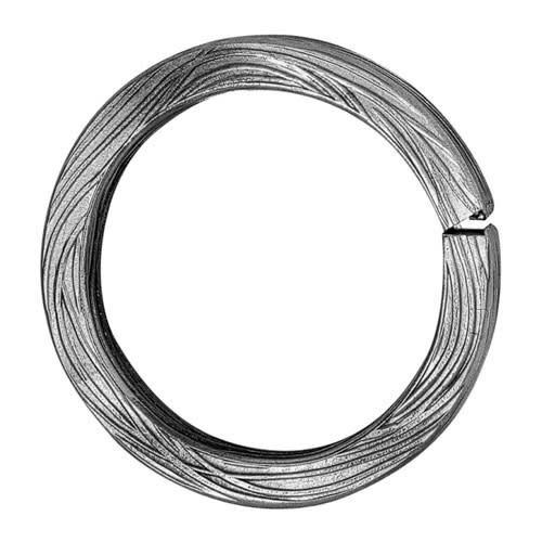 Ring Tree Bark Design 1/2" Sq Matl 5-1/8" Dia