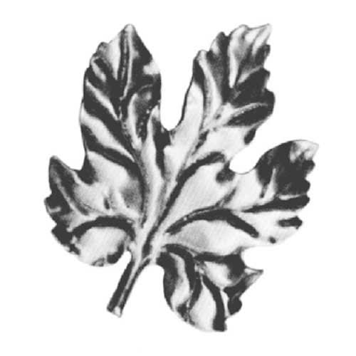 Leaf Stamped Medium Maple .0197" Matl 3-3/4" X 4-1