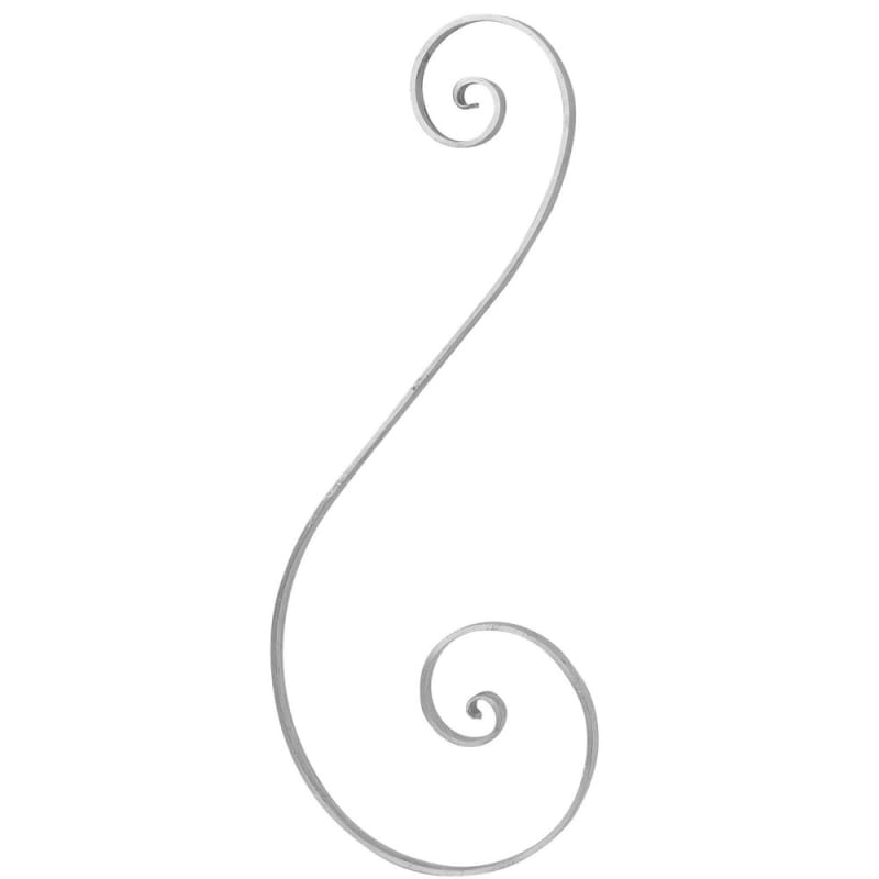 SCROLL 3/4" X 1/4" MTL 33-15/32"W 13-3/8"H