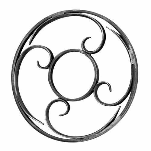 Rosette 9 7/8" Dia 1/2"X1/4" Matl