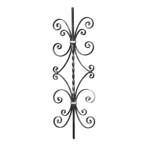 Panel On Twisted Picket 1/2" Sq 11-13/16" X 35-7/1