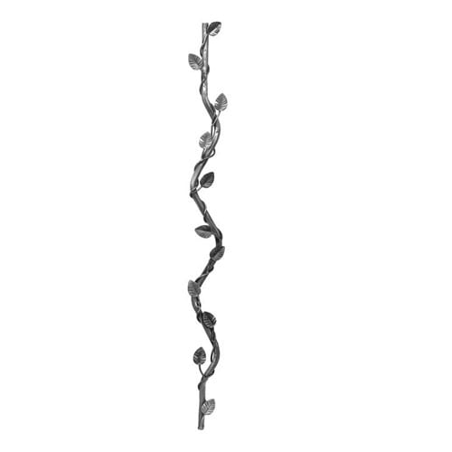 Picket Wavy W/Leaves 1/2" Dia Matl 39-1/2" H
