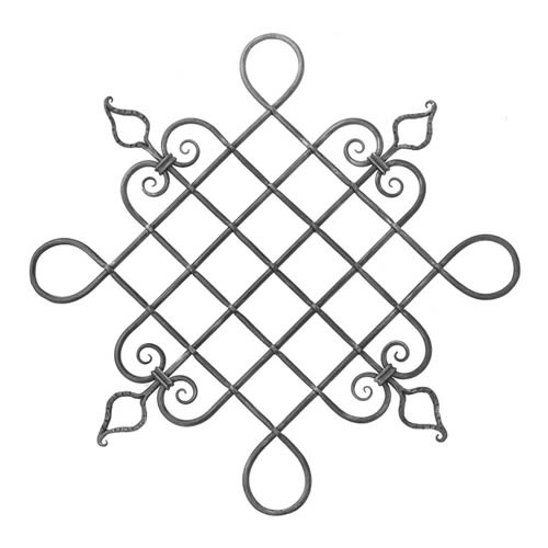 Panel 1/2" Dia Matl 32-5/8"W 32-5/8"H