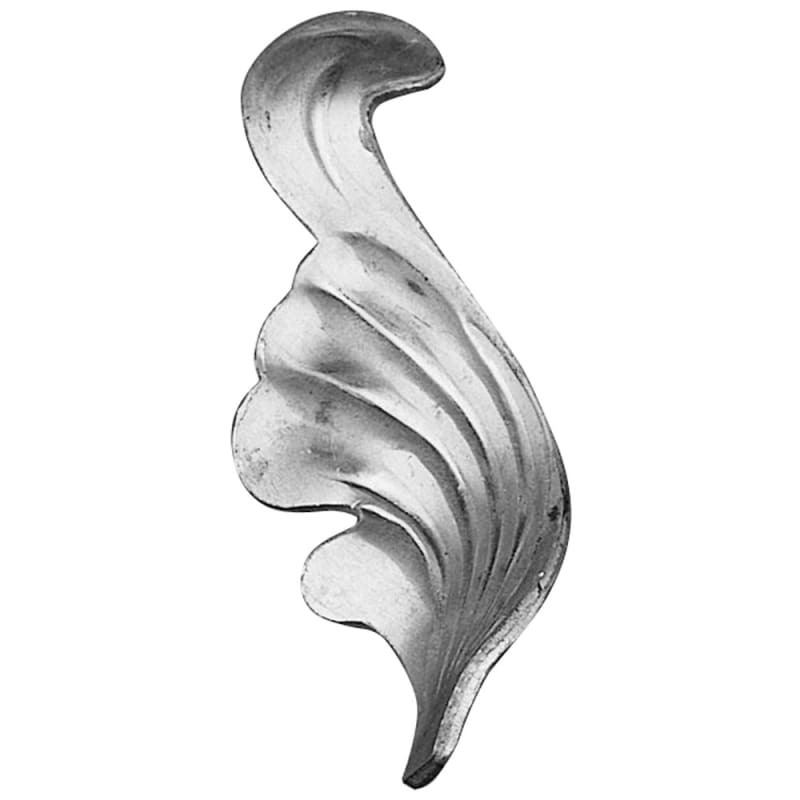 LEAF STAMPED ALUM 1-9/16" X 4-15/16"