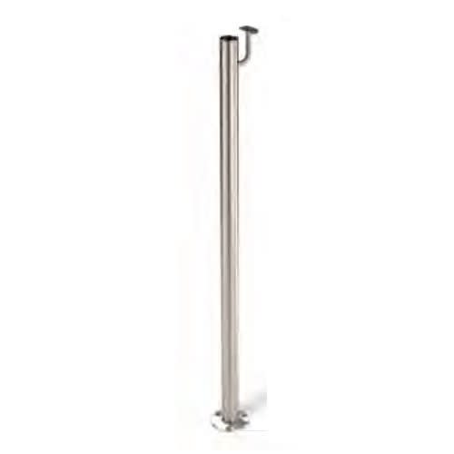 Stainless Steel 1 2/3" Newel Post Floor Mount and