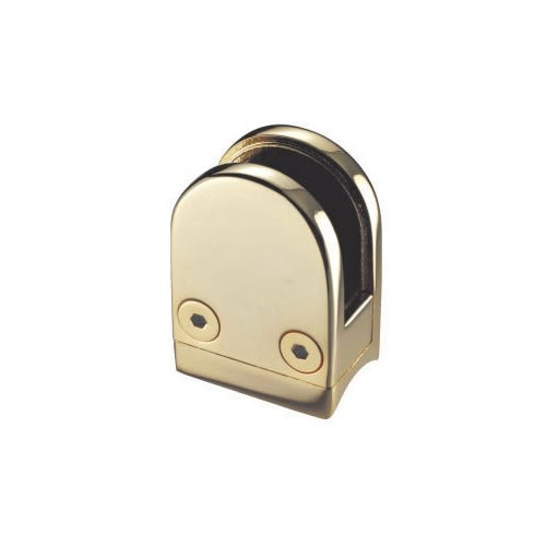 Gold Plated Glass Clamp 1 1/2" x 1 15/16" for Tube