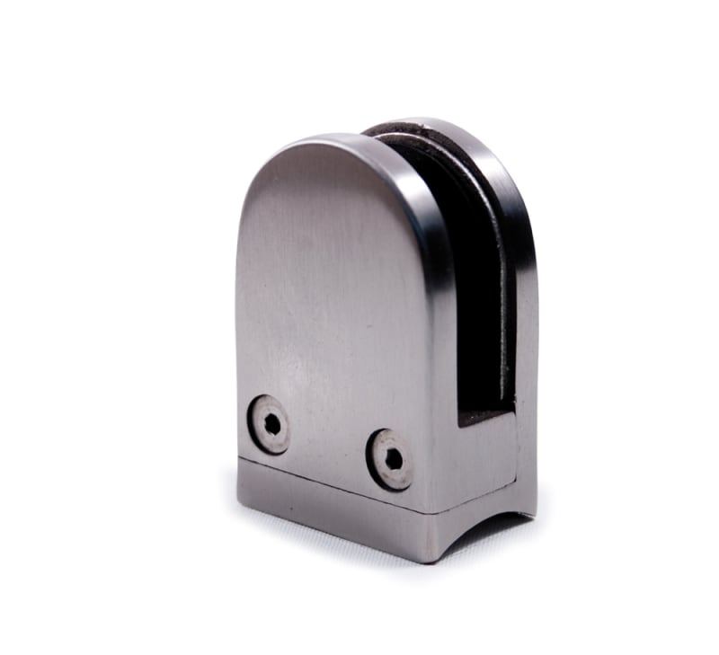 316 Stainless Steel Glass Clamp 2 5/64" x 2 33/64"