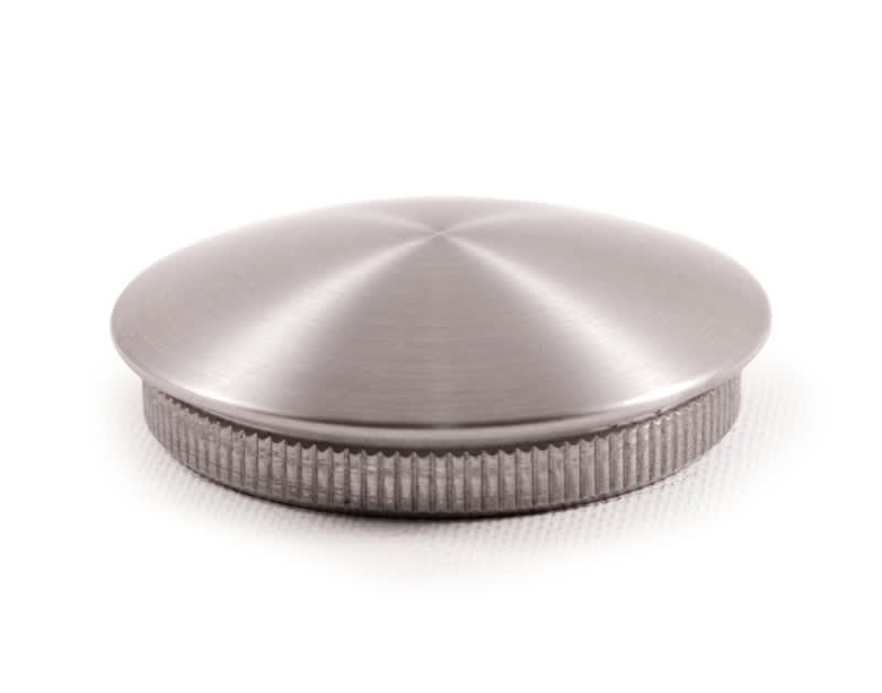 Stainless Steel End Cap Rounded for Tube 1 1/3" Di
