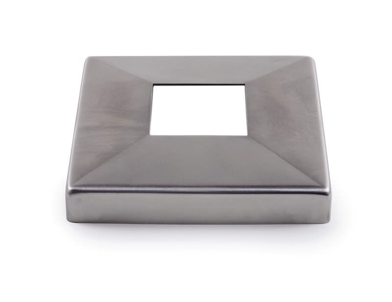 316 Stainless Steel Flange Cover 4 1/8" and 1 39/64" by 1 39/64" hole