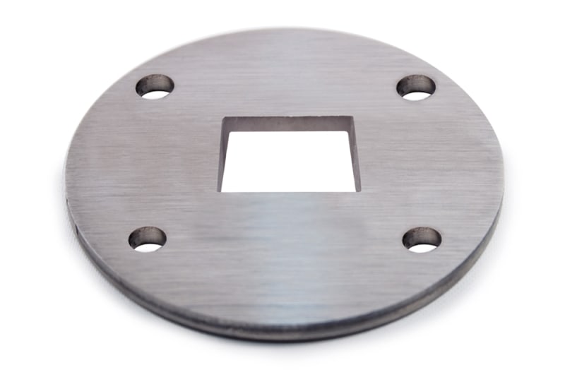 316 Stainless Steel Flange 3 15/16" and 1 19/32" by 1 19/32 hole