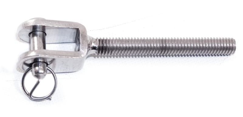 Stainless Steel Terminal for Stud M6 (Left)