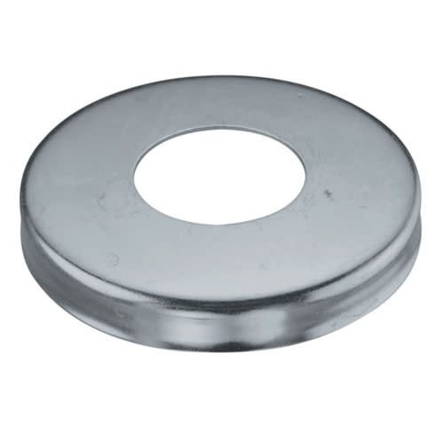 Galvanized Steel Flange Canopy 4 9/64" Dia. x 1 11