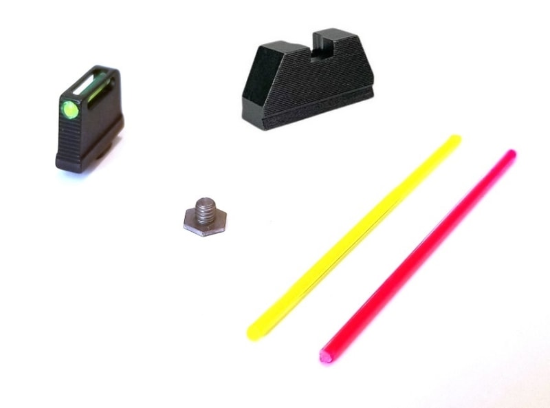 Fiber Optic Sight For Glock Gen 1 2 3 4 and 5 Supressor Height Fiber Optic Sight For Glock Gen 1 2 3 4 and 5 Supressor Height