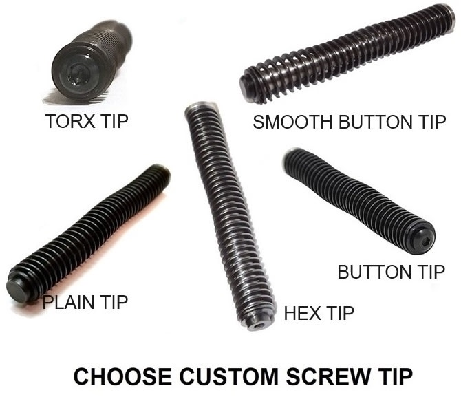 GoTo SPORTS GEAR Stainless Steel Guide Rod Assembly With Stainless Steel Black Cerakote Screw Head For Glock 17, 17L, 22, 24, 31, 34, 35, 37 Gen 1 2 3 GoTo SPORTS GEAR Stainless Steel Guide Rod Assembly With Stainless Steel Black Cerakote Screw Head For Glock 17, 17L, 22, 24, 31, 34, 35, 37 Gen 1 2 3