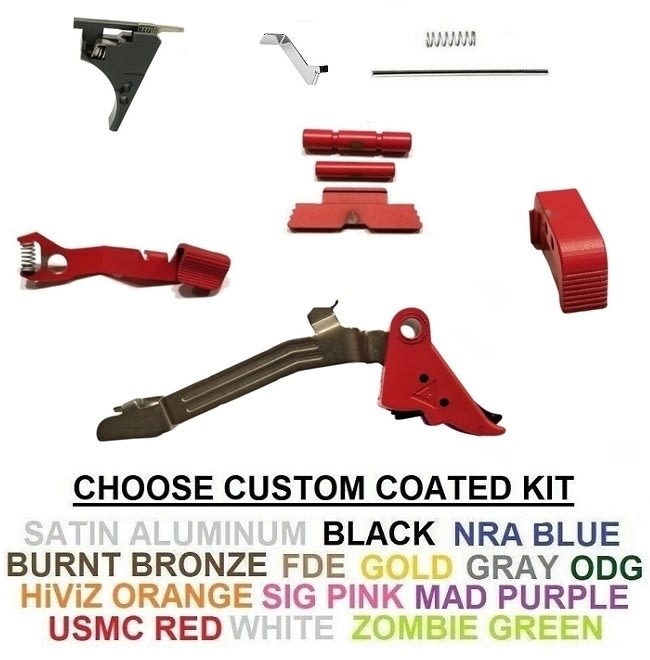 Lower Frame Parts Kit for Glock 43, 43X, 48 with Tango Down coated